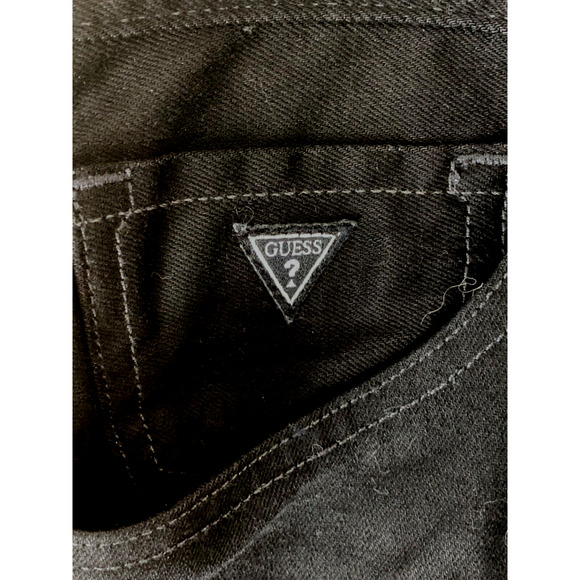 Guess Men’s Regular Straight 5 Pocket Jeans Black Size 40 x 34 - Picture 5 of 8